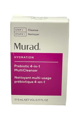 Murad Hydration Prebiotic 4-in-1 Multilimpiador 5ml/0.17fl.oz. Nuevo en caja Foto 1 de 2