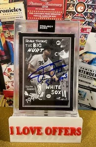 4/5 PROJECT 2020 TOPPS FRANK THOMAS BECKETT AUTOGRAPH SOUTH SIDERS CHANG RARE - Picture 1 of 5