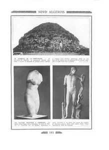 MAUSOLÉE ROYAL MAURÉTANIE VÉNUS CHERCHELL BLIDA OUED EL KEBIR ILLUSTRATION 1924 - Picture 1 of 2
