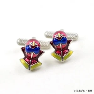 Himitsu Sentai Gorenger Akarenger Cufflinks SWANK Japan Limited Tokusatsu - Picture 1 of 5
