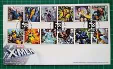 2023 Marvel X-Men Set of 12 on FDC Tallents House Postmark