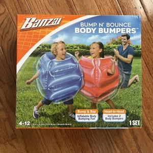 BANZAI Bump N Bounce 2 Body Bumpers Red & Blue Bump & Bop Kids Toy New Open Box - Picture 1 of 6