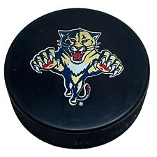 Florida Panthers NHL Team Logo Inglasco Official National Hockey League Puck