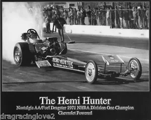 "Hemi Hunter" Chevy Powered Nostalgia Top Fuel Dragster DISPOSIZIONE ORIGINALE! - Foto 1 di 2
