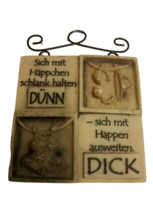 Magnet "Häppchen" Geschenk Deko Spruch - Picture 1 of 1