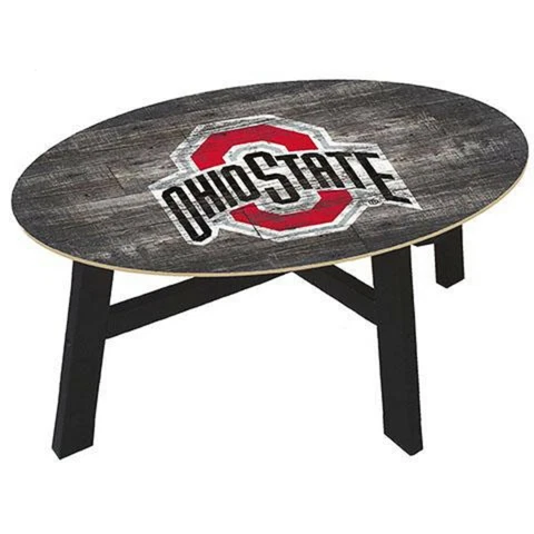 NCAA Coffee Table 46" With Glass Top NEW SELECT YOUR TEAM Cover