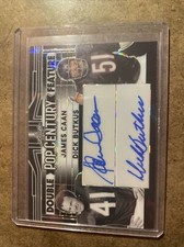 James Caan & Dick Butkus Double Feature POPCentury AUTOGRAPH Card #DF-12 Sr 1/1