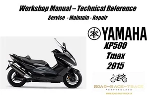 Yamaha XP500 XP 500 TMAX Service Repair Workshop Manual USB 2015 - Picture 1 of 11