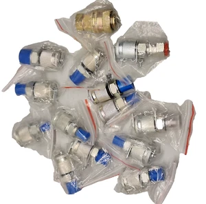 LANTRO Coupling Valves Pack Of 14 For Hydraulic Systems - Picture 1 of 6