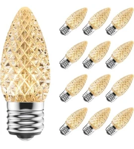 Upgraded 50-Pack C9 LED Christmas Light Replacement Bulbs, Shatterproof LED Bulb - Picture 1 of 7