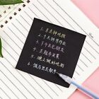 Not Easily Damaged Black Notepads Paper Self-Adhesive Memo Pad  Student