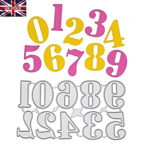 Numbers Metal Cutting Dies Card making, Stencils, Card Making, Scrapbooking D3 - Picture 1 of 7