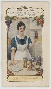 Antique Recipe Book PRESERVING CANNING PICKLING HANDBOOK Jam Jelly Pickles - Picture 1 of 4