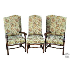 Louis XIV Style Mutton Leg Dining Chairs - Set of 6