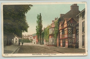 Postcard Cheshire MACCLESFIELD Prestbury Village c1904 - Picture 1 of 2