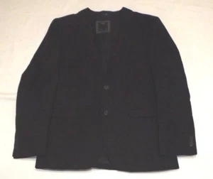 MENS NEXT BLACK M FORMAL BLAZER WORK SUIT DENIM STYLE ? JACKET CHEST 42" 107cm - Picture 1 of 4