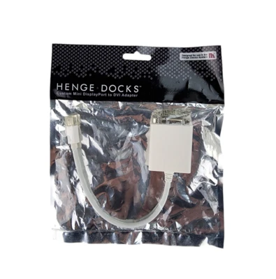 Henge Docks Mini Displayport to DVI Adapter HDA01MDP-DVI for Apple,  Macbook NEW - Image 1 of 4