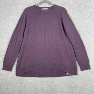 Rebecca Minkoff Womens Cashmere Sweater Size M Purple Luxury Old Money - Picture 1 of 7