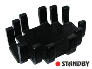 2pcs FK 208 SA Finger-Shaped heatsink for power semiconductors,  FISCHER, 14K/W - Imagen 1 de 2