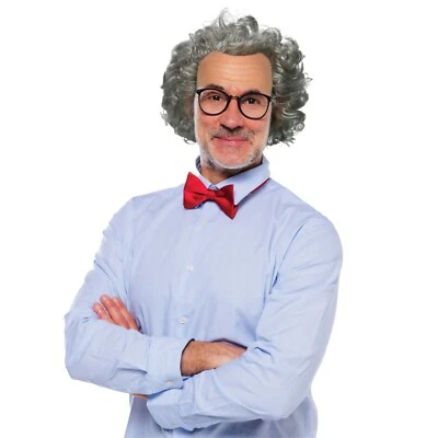 装扮美国老人假发-万圣节白色秃帽爷爷成人假发 — 第 1/2 张图片