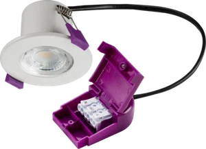 Knightsbridge 230V IP65 5W acoustic and fire-rated LED downlight 5500K - Picture 1 of 3