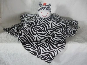 Carter's Little Collections Zebra Baby Sicherheitsdecke mit Rassel Neu mit Etikett - Bild 1 von 1