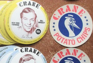 1976 Crane Potato Chips Basketball Card  Bill Bradley New York Knicks Princeton - Picture 1 of 1