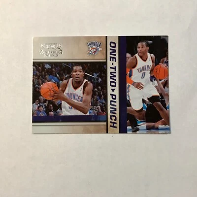 2010-11 Playoff Contenders Patches One-Two- Punch Kevin Durant/Russell Westbrook - Image 1 of 2