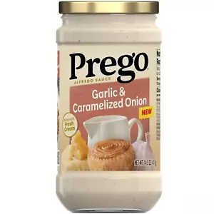 Prego Garlic ๐ง Caramelized Onion ๐ง
Alfredo Pasta Sauce, 14.5 oz, (Pack of 2) - Picture 1 of 5