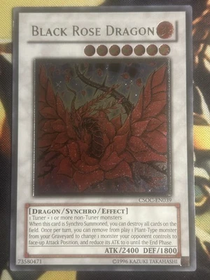 Yugioh: Black Rose Dragon - CSOC-EN039 - Ultimate Rare - Unlimited - LP - Image 1 of 4