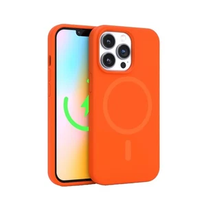 - Funda Silicona Apple iPhone 14 Pro Max - Compatible con MagSafe, Vibrant Neon Co... - Imagen 1 de 9