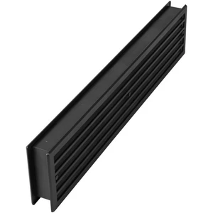17.7 x 3.6 Inch Black Plastic Door Vent Cover Two-Sided Air Vent Grille Louver - Foto 1 di 9