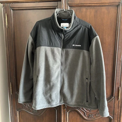 Columbia Mens Bugaboo III Fleece Interchange Jacket Black Gray size 4X - Image 1 of 4