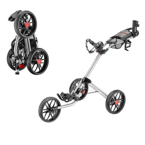 CaddyTek CaddyLite 15.3 Versione 2 Golf Push Cart - Deluxe Quad-Fold, Bianco Leggero... - Foto 1 di 7