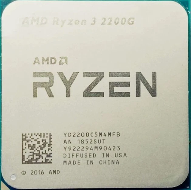 AMD CPU Ryzen 3 2200G 3.5GHz Socket AM4 - Image 1 of 1