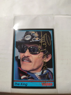 1992 Tracks PromoTHE Premier Richard Petty autograph card - Image 1 of 4