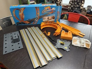 Vintage 1988 Mattel Hot Wheels Double Barrel Stunt Set - Picture 1 of 5