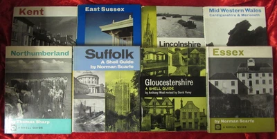 8 MEMORABLE SHELL GUIDES ** FREE UK POST ** HARDBACK - Image 1 of 2
