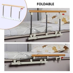 Bed Rails Elderly Adults Safety Folding Bedside Assist Rail Handle Prevention - Picture 1 of 6