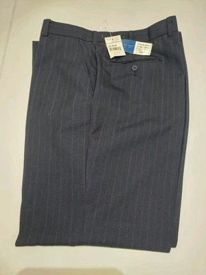 Town Craft мужские брюки 40 x 30 новый с Ярлыками платье брюки темно-синий полоски новый из старых запасов - Изображение 1 из 4