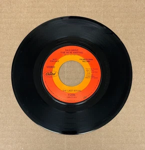 THE LAST RITUAL TALK ABOUT TIME WE'RE WASTING CAPITOL PROMO 45 2495 - Picture 1 of 2