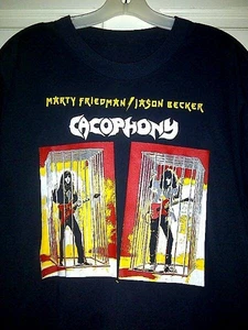 Vintage 1989 Cacophony Band Unisex Shirt Kurzarm Schwarz S-5XL AA308 - Bild 1 von 4