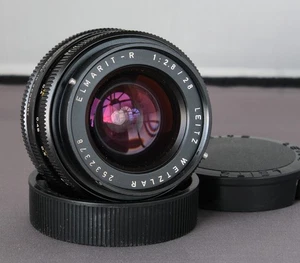 Leica Leitz Elmarit -R 28mm f2.8 Prime lens (3-Cam) with Hood - Picture 1 of 5