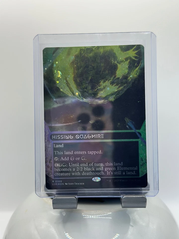 MTG, Hissing Quagmire (0109) (Borderless) (Galaxy Foil) Edge of Eternities:... - Image 1 of 1