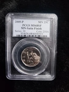 2005 P Quarter Dollar PCGS MS68 Mn-Satin Finish Combined Shipping  - Picture 1 of 4