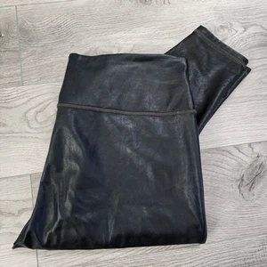 Athleta Hose Damen Größe L Large schwarz Kunstleder enge Legging - Bild 1 von 8