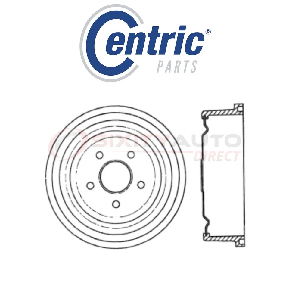 Centric C-TEK Brake Drum for 1982-1986 Chevrolet C15 4.1L 4.8L 5.7L L6 V8 - qq Foto 1 de 4