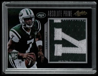 2013 Panini Absolute #211 Geno Smith Absolute Prime Nameplates #/25 - Image 1 of 2