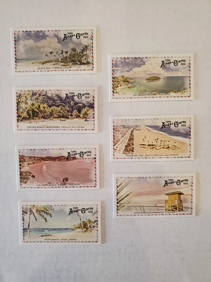 Topps Allen & Ginter 2025 - BEACHIN' IT MINI INSERTOS - Tarjeta #s 1-30 - Tú eliges Foto 1 de 1