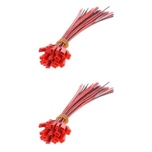 Kit 2 connettori a filo testa 2 PIN e femmina - Foto 1 di 7